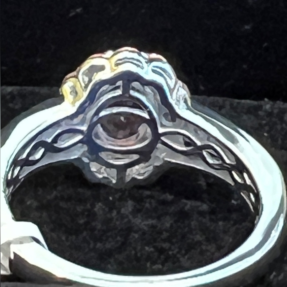 Pink Tourmaline Sterling Silver Ring - Picture 3 of 9